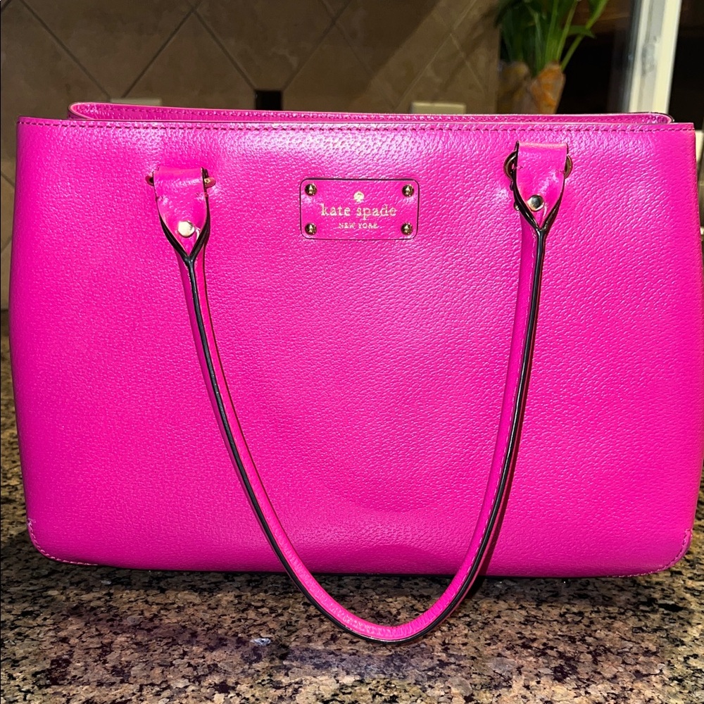 Kate Spade Fuchsia Hot Pink Bag NEW